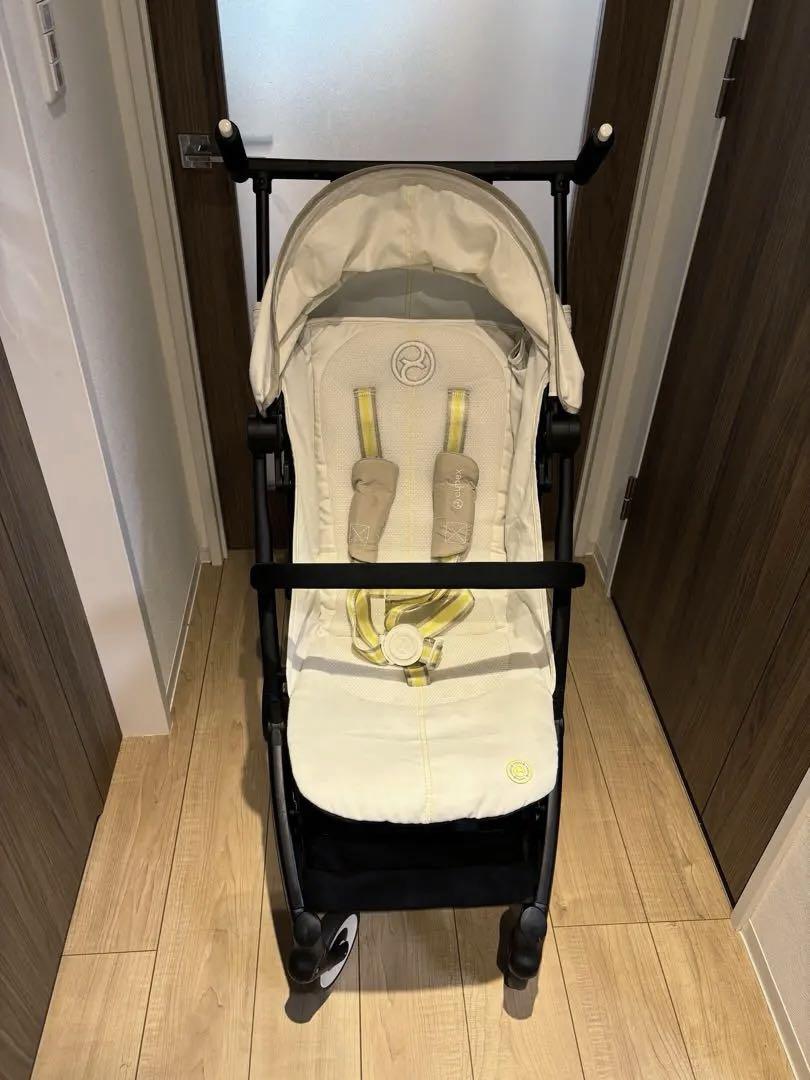 【美品】サイベックス cybex ベビーカー　リベル　シーシェル ベージュ22年