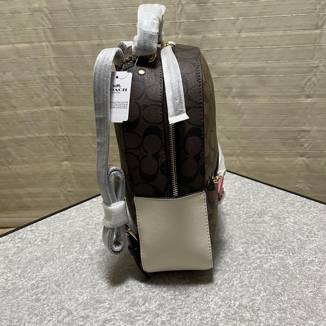 コーチ COACH リュックサック C2002 ベージュ系 レザー レディース