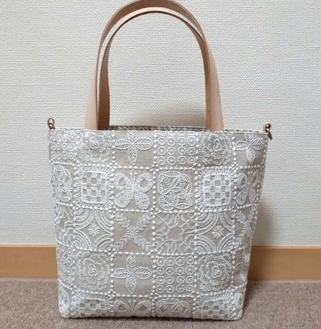 cloth様オーダーミナペルホネントートバッグフォレストタイルハンドメイド