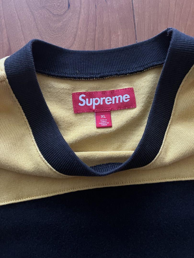 美品 Supreme Bumblebee L/S Football Top