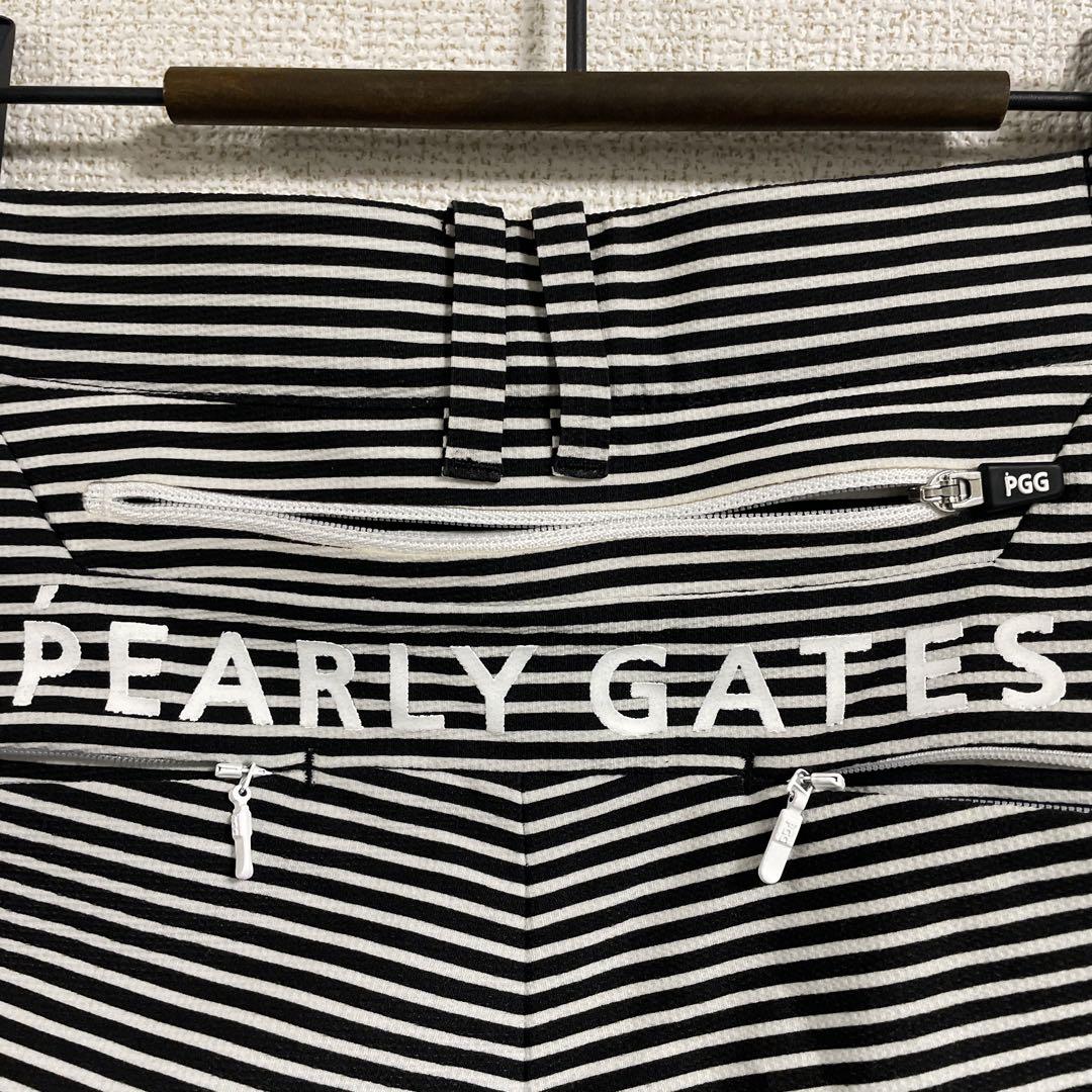 PEARLY GATES ストライプ ゴルフショーツ