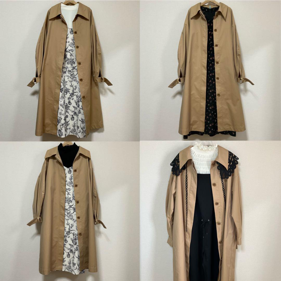 美品 ロイスクレヨン トレンチコート ベージュ Mサイズ