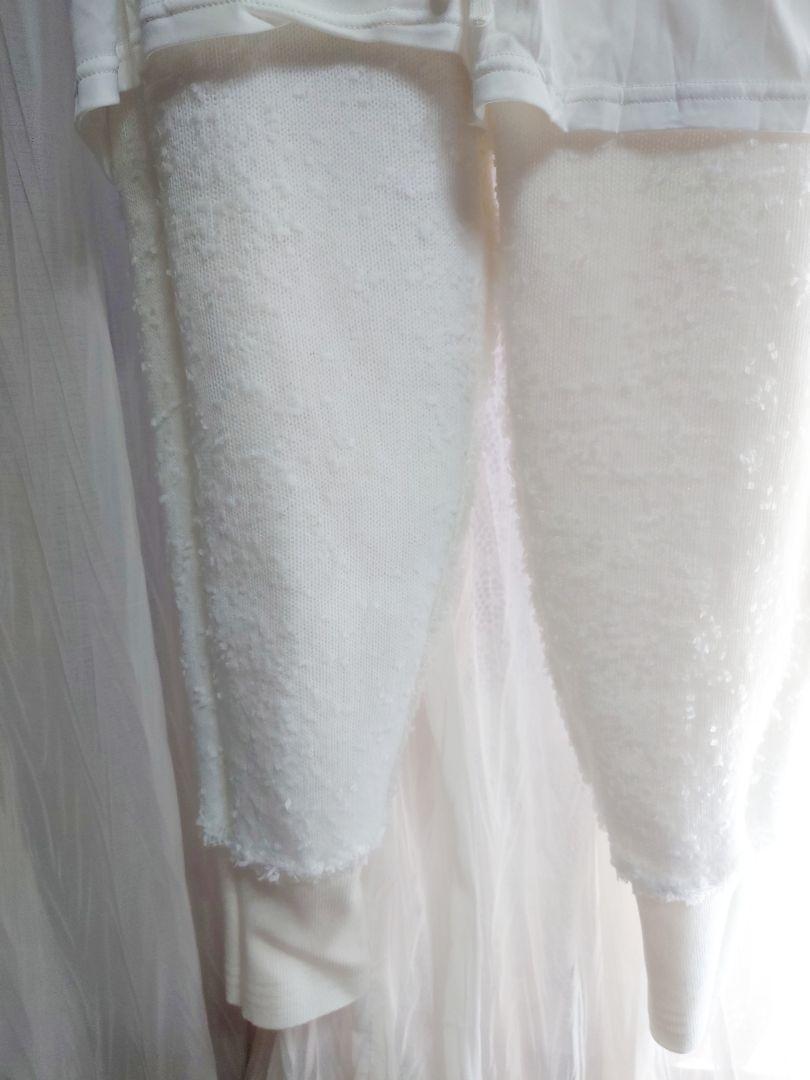 美品 AMERI RIBBON YARN JOGGER KNIT PANTS