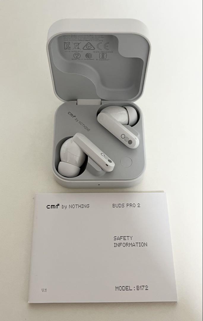 cmf BUDS PRO 2 ワイヤレスイヤホン　ホワイト