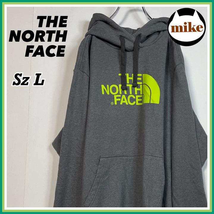 希少☆THE NORTH FACE☆ノースフェイス☆ビッグロゴ☆パーカー☆L