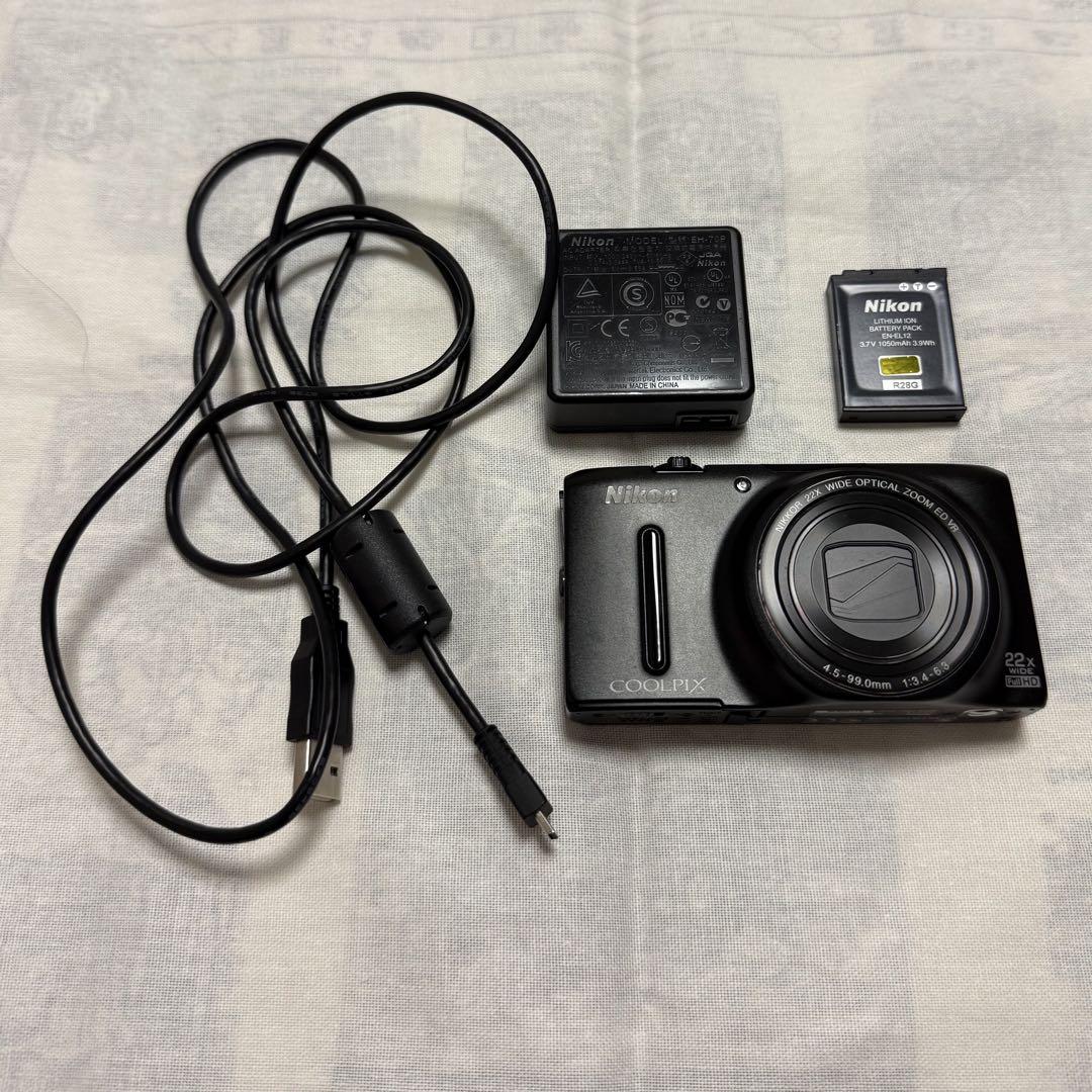 Nikon COOLPIX S9500 ブラック デジカメ ニコン