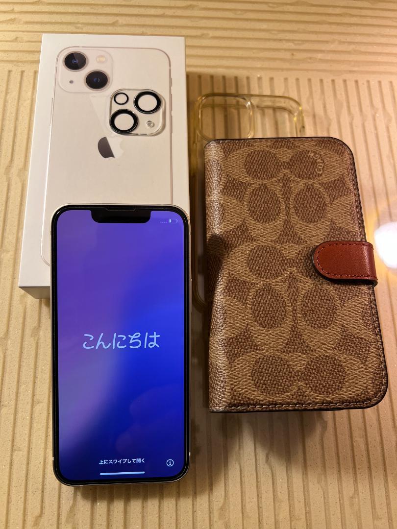 Apple iPhone 13mini 128GB 極上100% コーチケース付
