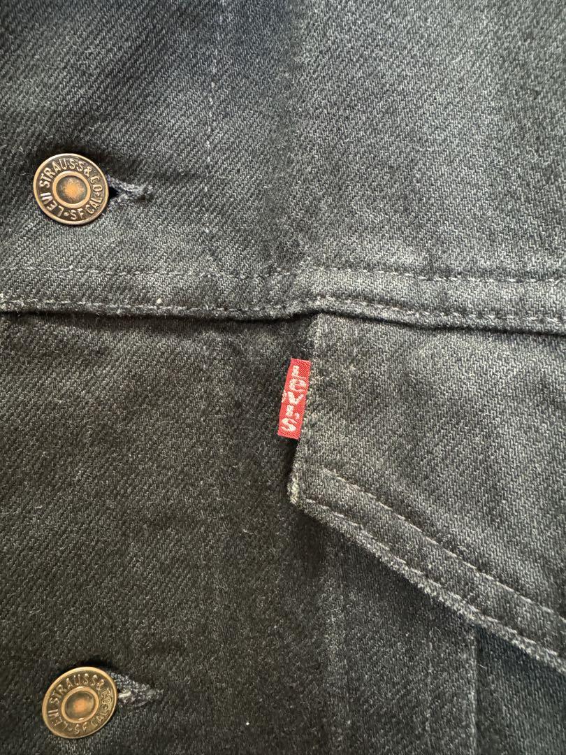 極上品 Levi's 70507-4159ブラックデニムジャケット USA製