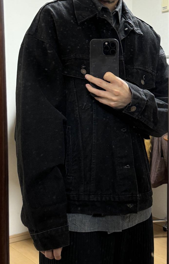 極上品 Levi's 70507-4159ブラックデニムジャケット USA製