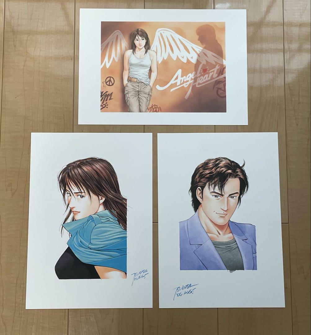 「エンジェル・ハート」累計1000万部突破記念　複製原画１８枚セット