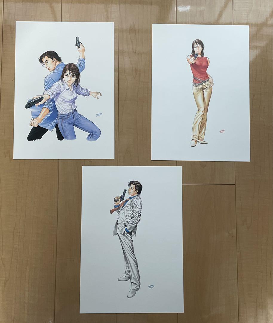 「エンジェル・ハート」累計1000万部突破記念　複製原画１８枚セット