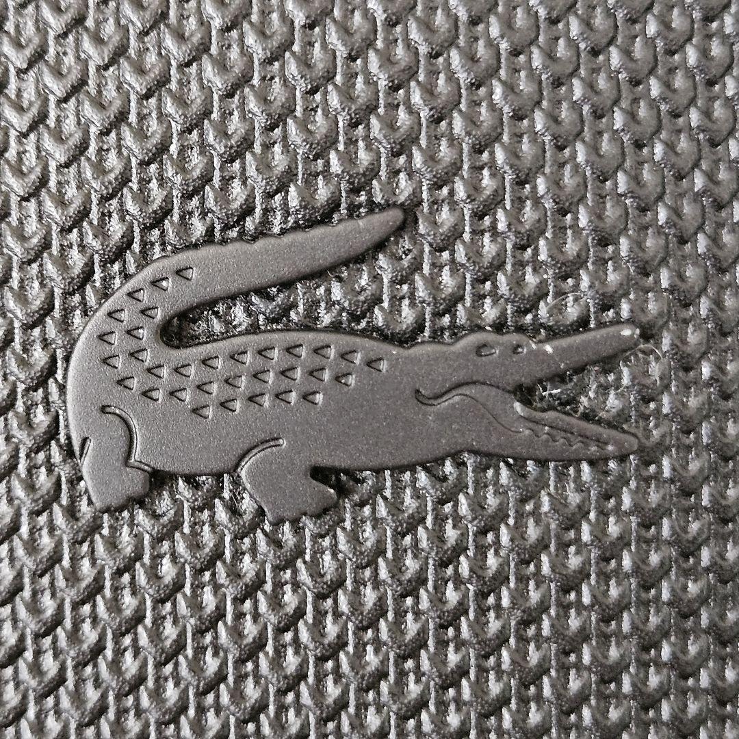 【美品✨】ラコステ LACOSTE バーティカルカメラバッグ ブラック