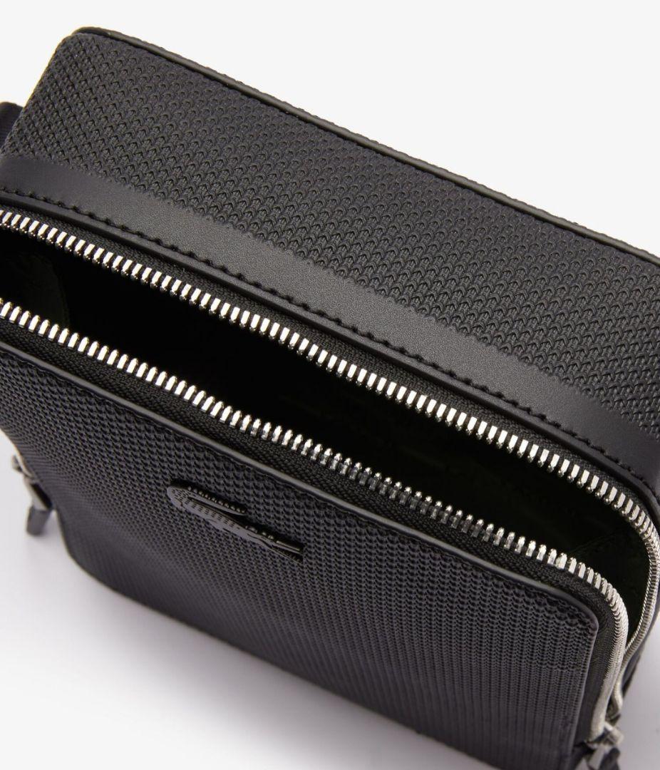 【美品✨】ラコステ LACOSTE バーティカルカメラバッグ ブラック
