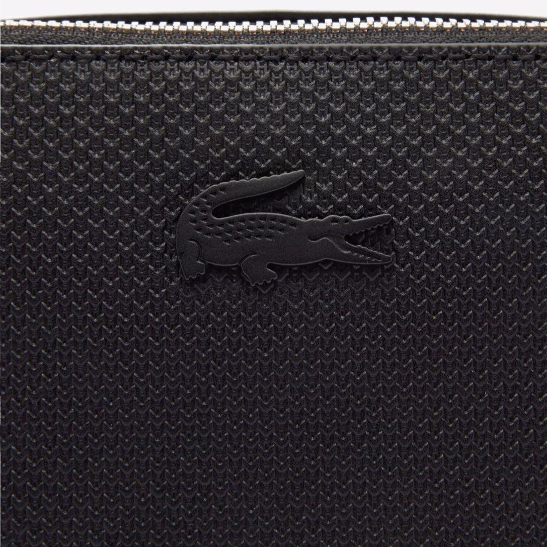【美品✨】ラコステ LACOSTE バーティカルカメラバッグ ブラック