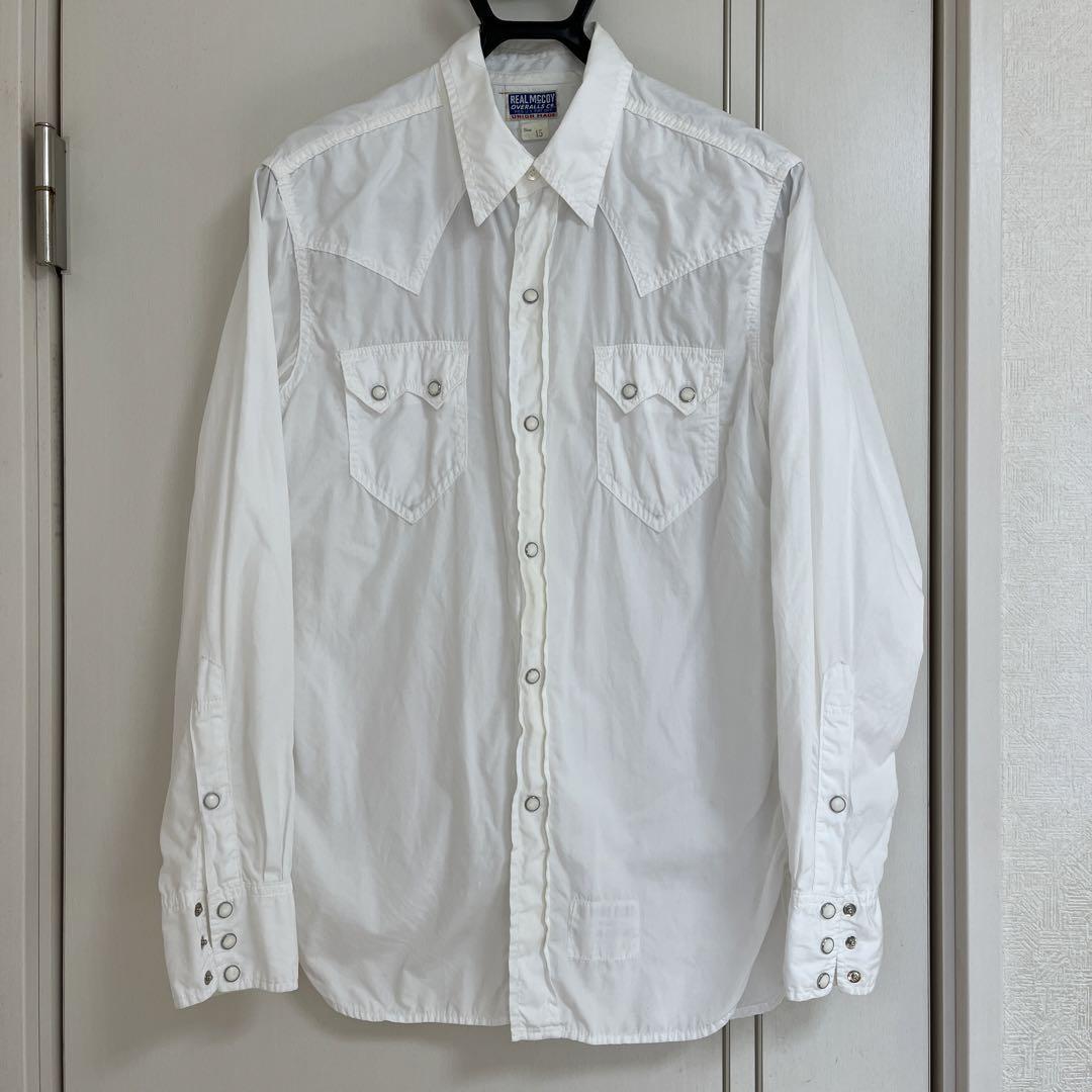 美品リアルマッコイズ タクシードライバー ウェスタンシャツ size 15 画像1