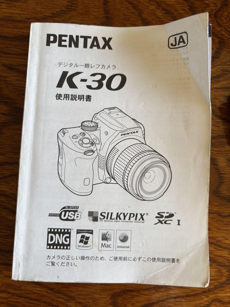 PENTAX K30 18-135レンズキット　備品　動作確認済みです。
