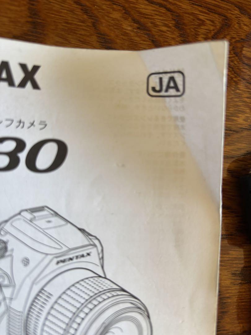 PENTAX K30 18-135レンズキット　備品　動作確認済みです。