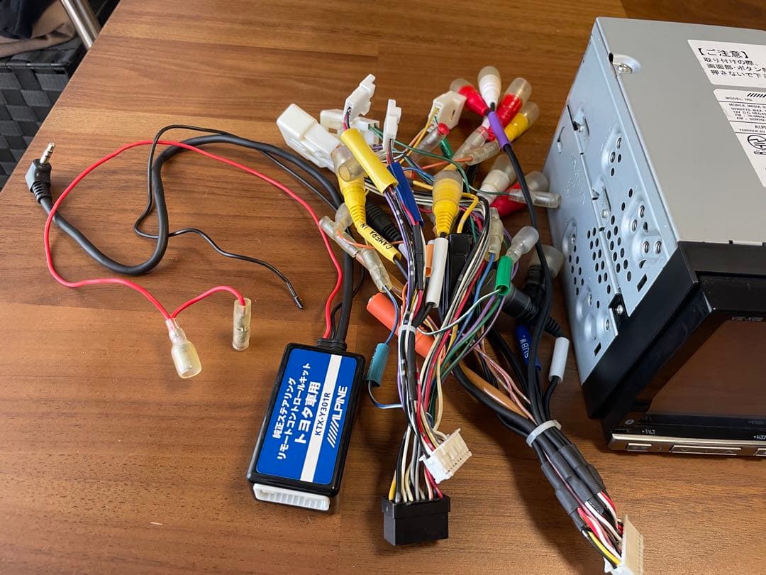 アルパイン vie-x08 HDDナビ 地図データ2015やや傷や汚れあり BRIGHTFACE_UK