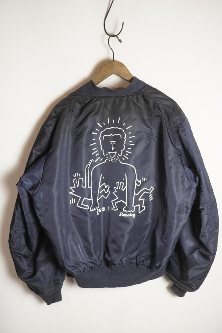 希少 長場雄 × OKYAKU MA-1 ジャケット ALPHA 910P▲