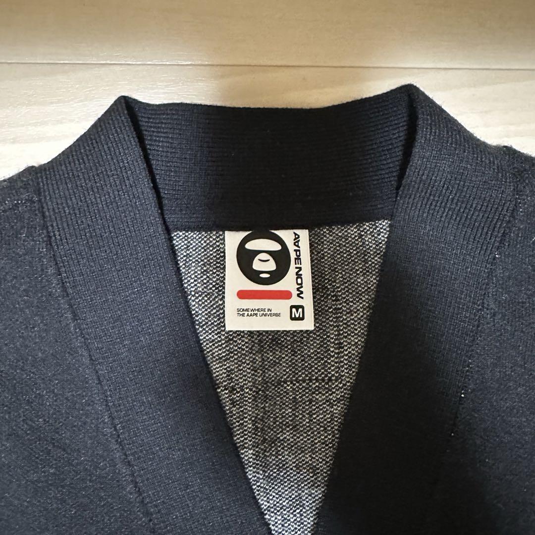 AAPE KNIT CARDIGAN エイプ　カーディガン