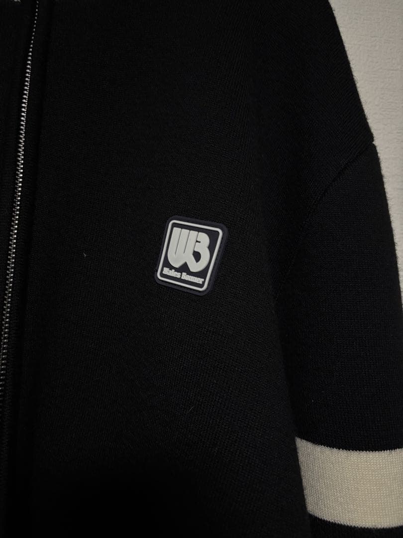 【Wales Bonner】 ニットトラックトップ ブラック Lサイズ 【Wales Bonner】 ニットトラックトップ ブラック Lサイズ