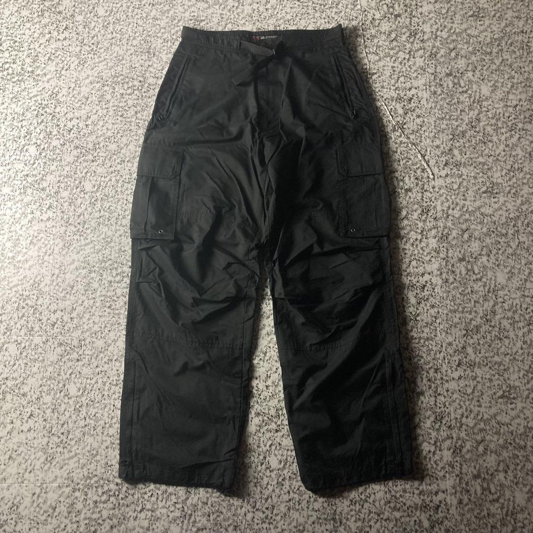 90s FUBU nylon cargo pants Mesh lining