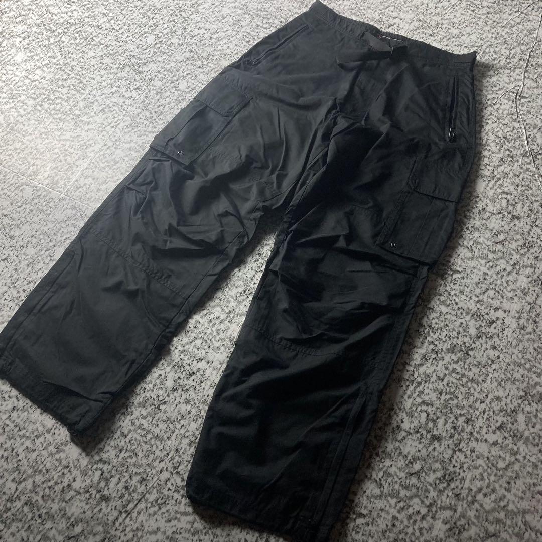 90s FUBU nylon cargo pants Mesh lining