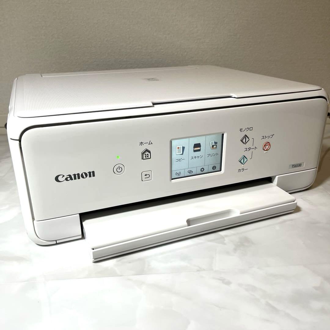 高評価アイテム キャノンプリンター複合機TS6330動作確認済新品インク装着済 プリンター・複合機