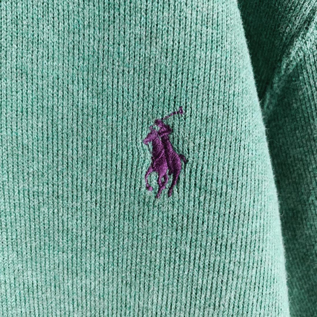 ラルフローレン ニット 緑 M ハーフジップ ワンポイント刺繍 ポニー - メルカリ ラルフローレン ニット 緑 M ハーフジップ ワンポイント刺繍 ポニー - メルカリ