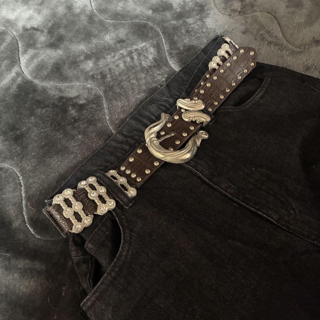 小物 00's archive y2k studs belt