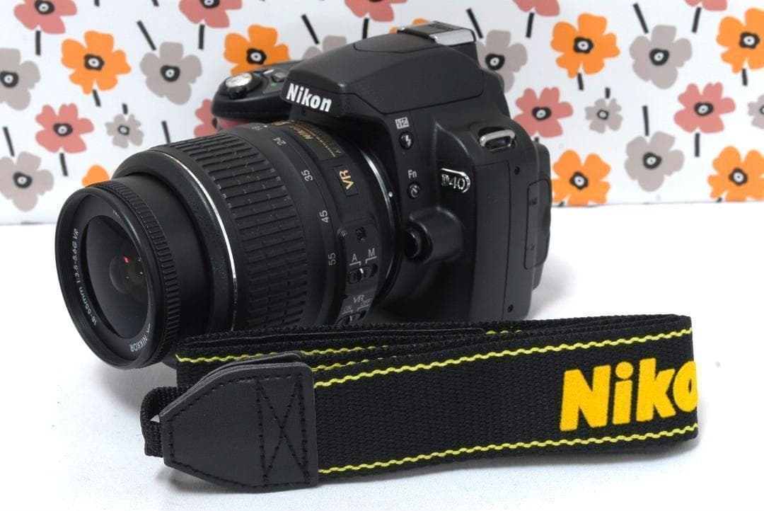 【返品保証】❤Nikon D40❤スマホ転送OK❤高画質＆コンパクト❤