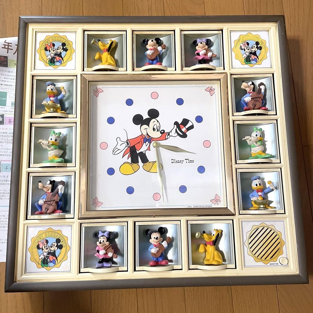 【簡易動作確認済み】ディズニー からくり時計 本体のみ
