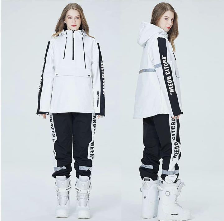 新作再入荷 新品 QUEEN gXC9j-m47460650022 韓国人気✨スノボウェア上下セットARCTIC 超激安得価