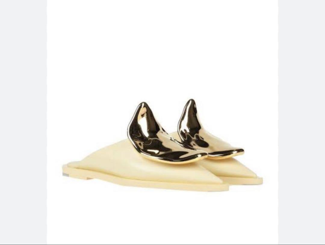 JIL SANDER メタルプレートミュール　38