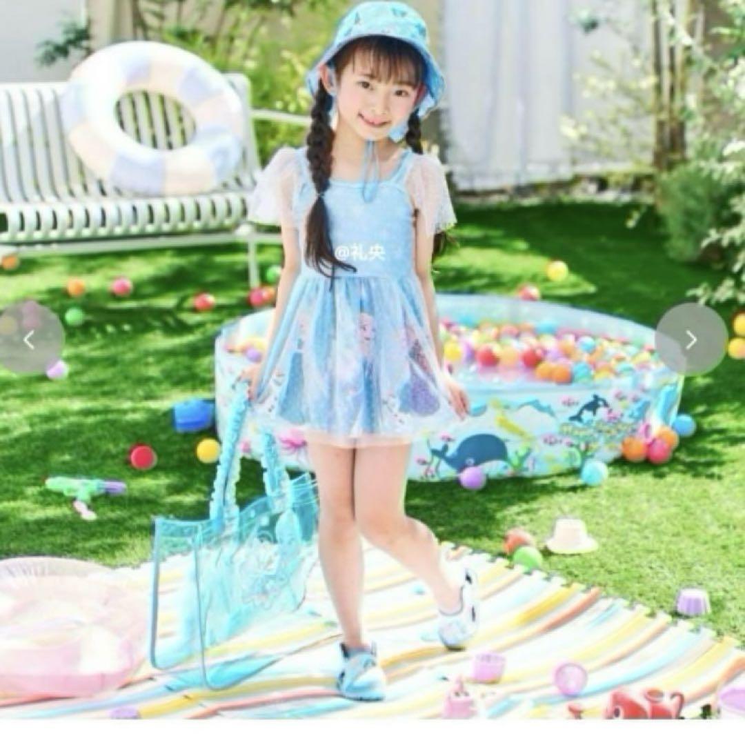 アナと雪の女王 水着130cm LITTC FLAP! ディズニー 女の子 新品