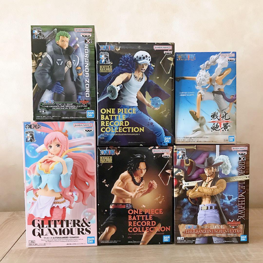 【ワンピース】プライズフィギュア　6体セット　まとめ売り ワンピース プライズ フィギュア 6点 まとめ売り - メルカリ