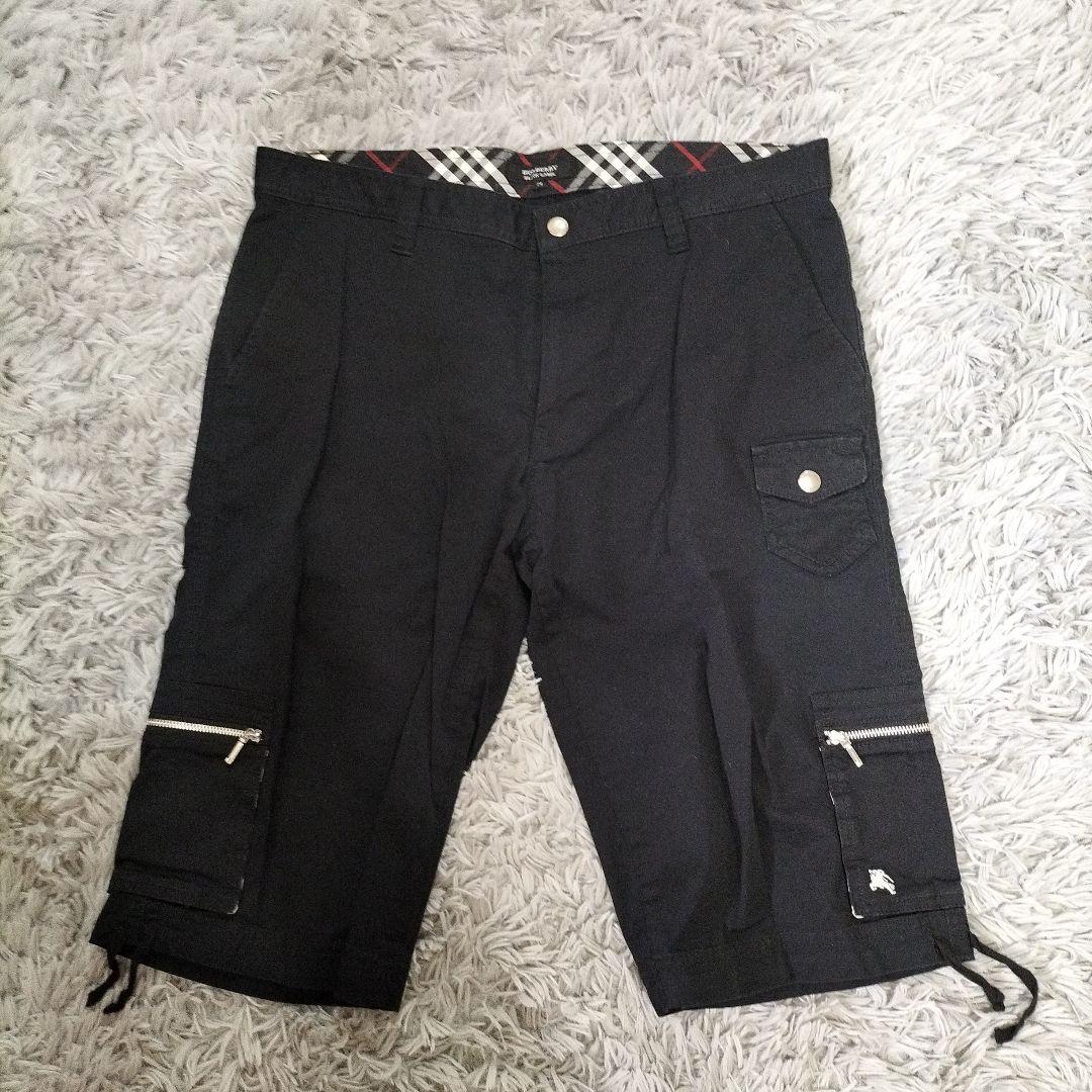 バーバリーブラックレーベル　ストレッチハーフパンツ