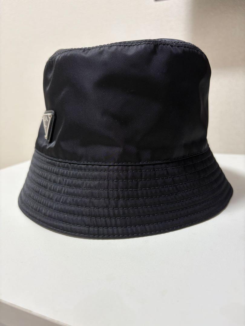 PRADA ブラック バケットハットsize【L】