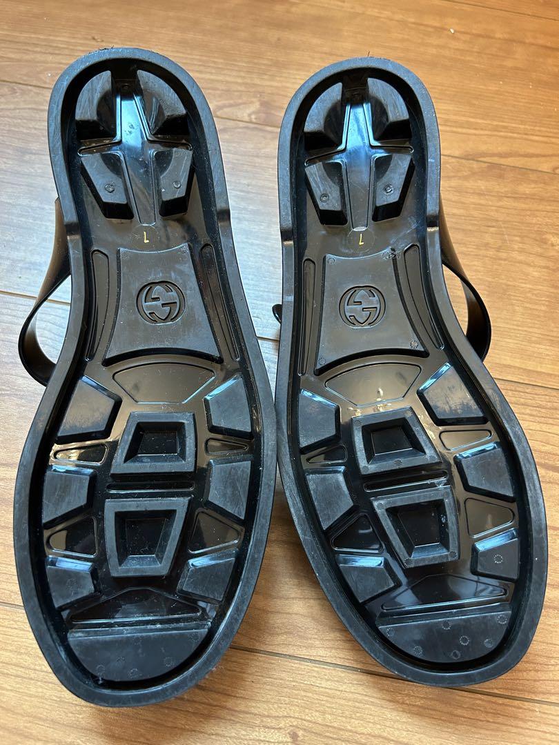 GUCCI グッチ GG ラバーシューズ ブラック色 サイズ 26cm GUCCI グッチ GG ラバーシューズ ブラック色 サイズ 26cm