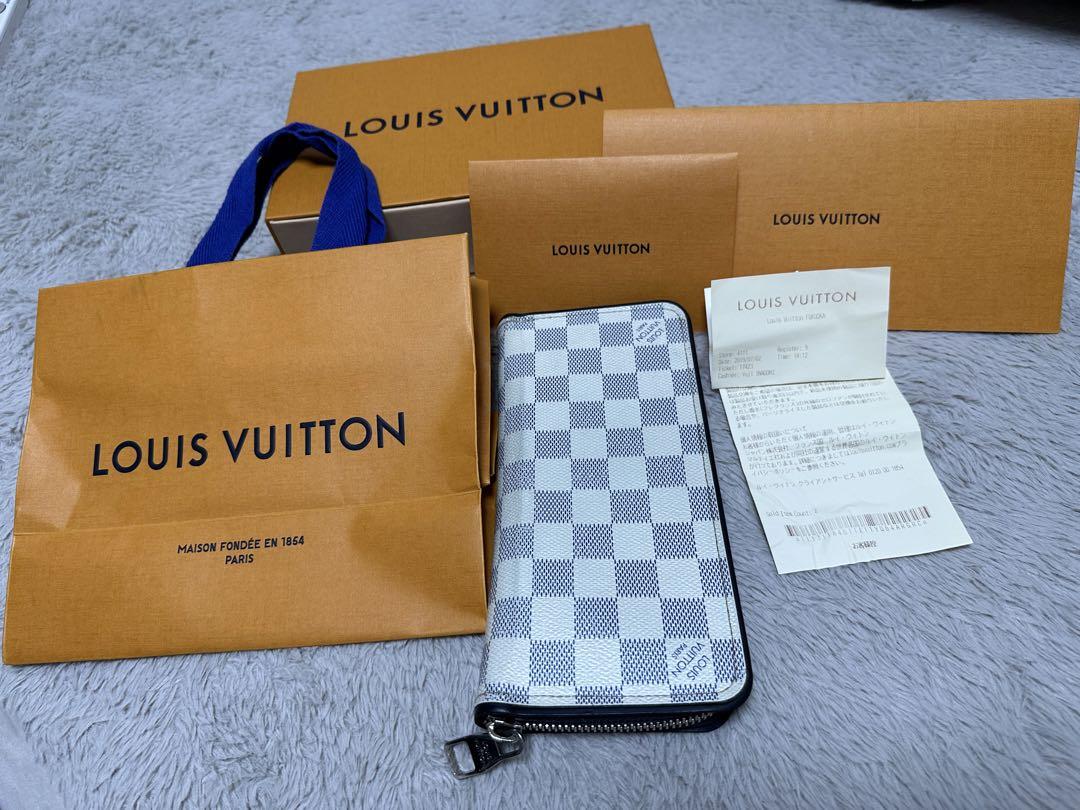 ルイヴィトン★ジッピーウォレット★ダミエアズール長財布★程度良好