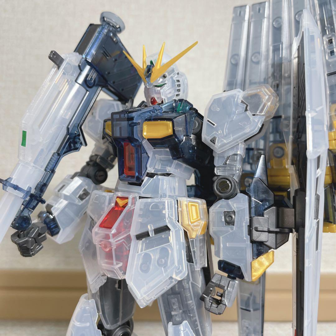RG 1/144 νガンダム[クリアカラー] 完成品 一部塗装 - メルカリ