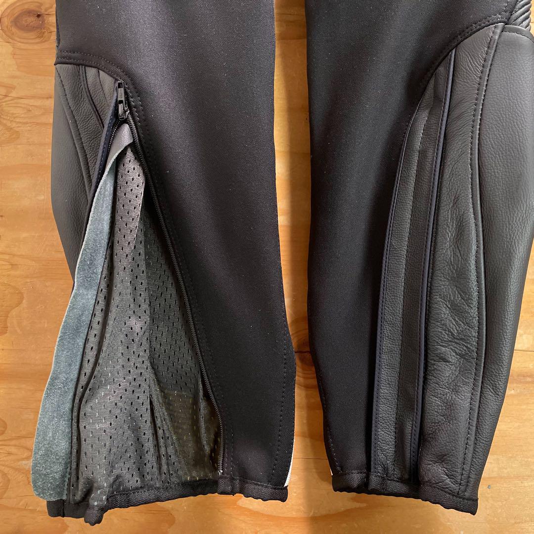 ダイネーゼ　レディース　レザーパンツ 44サイズ ☆DAINESE ダイネーゼ レディース レザーパンツ ブラック/50