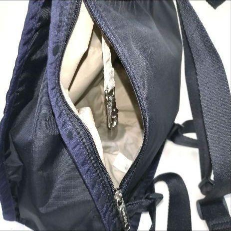 ✨未使用級✨レスポートサック　CINCH BACKPACK　リュック　ネイビー