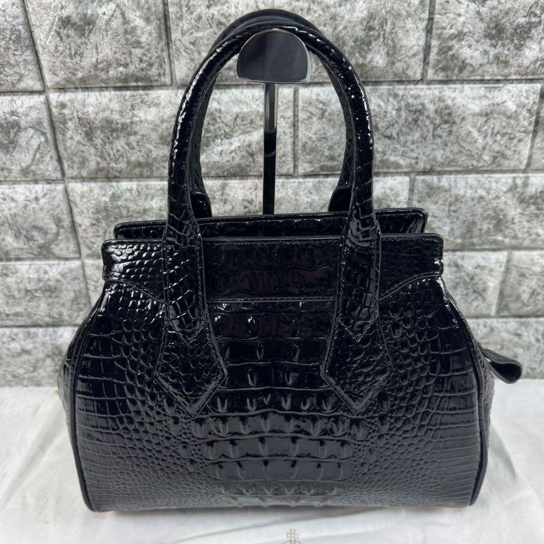 Vivienne Westwood クロコ 型押し レザー ハンドバッグ