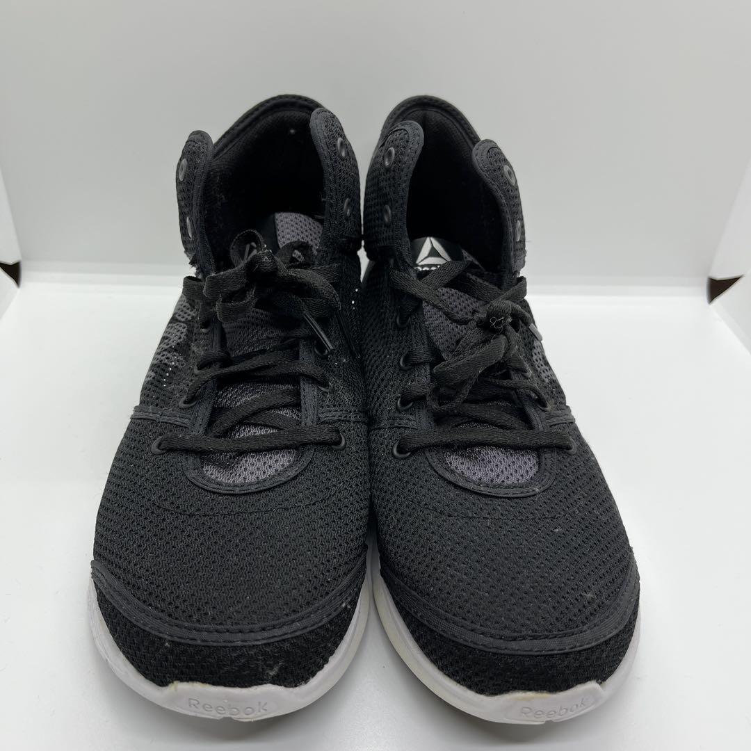 Reebok ブラック ハイカット ランニングシューズ