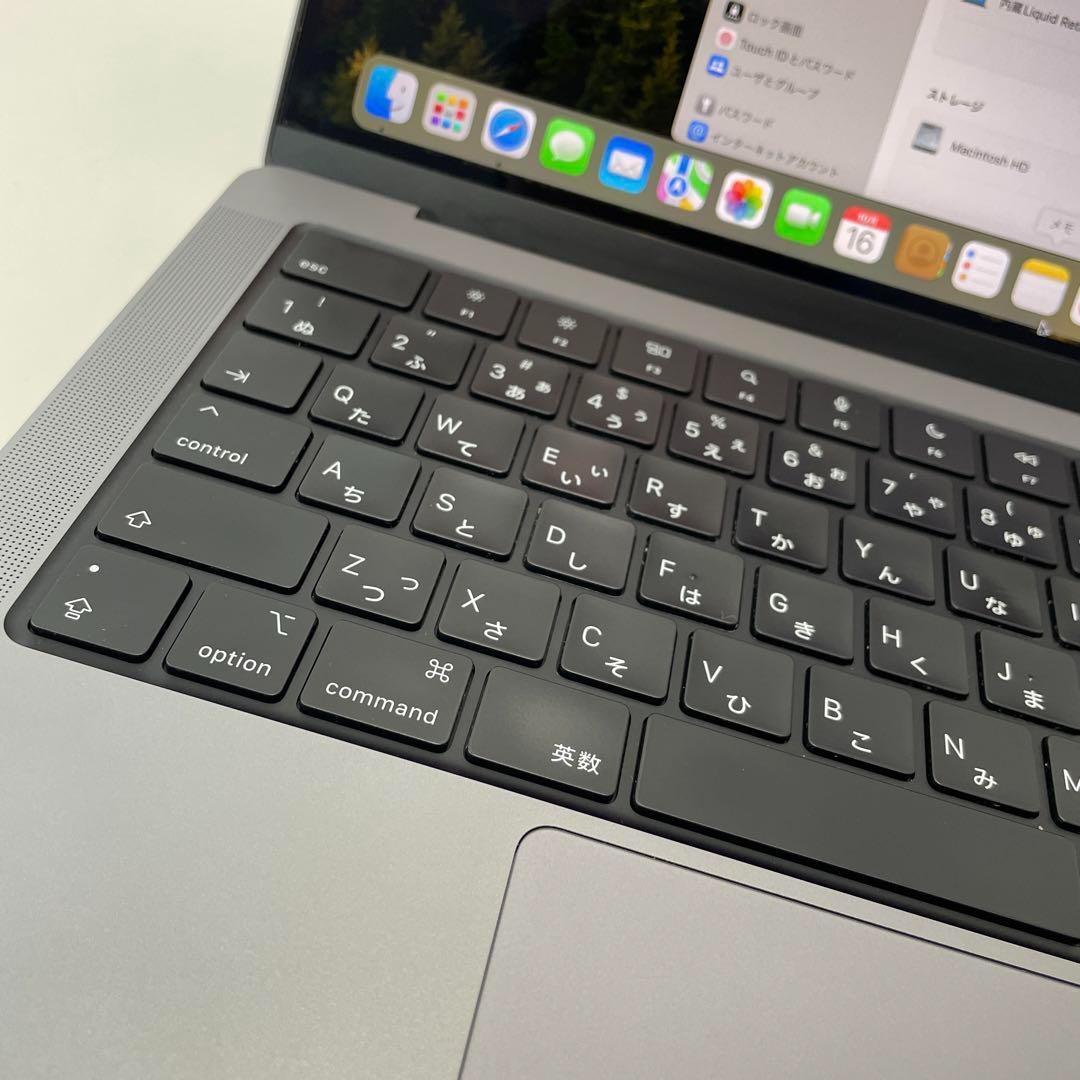 MacBookPro M1Pro 充放電73 メモリ16GB SSD 512GB
