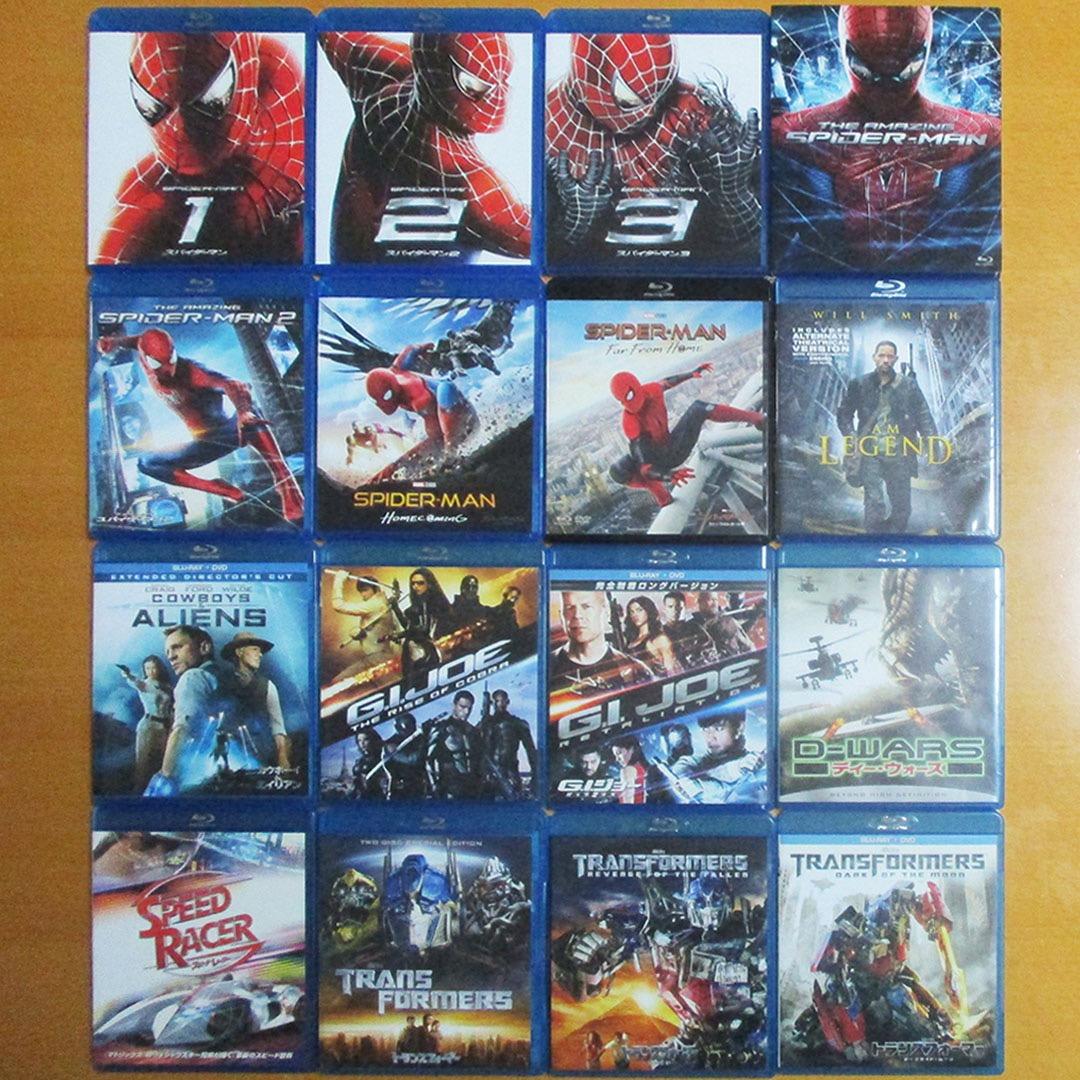 洋画(DC、マーベル編)ブルーレイソフト50本＋映画パンフレット10冊セット