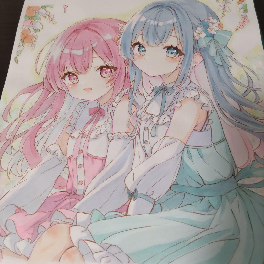 手描きイラスト　アナログ　オリジナル