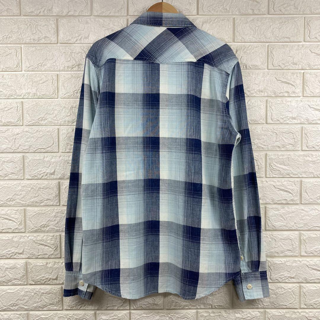 Remi Relirf レミレリーフ オンブレチェックシャツ M 山田レン メンズ