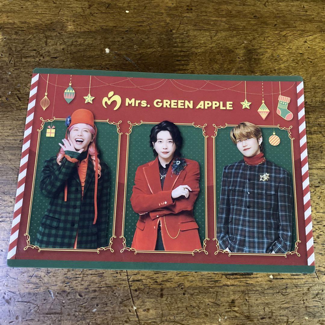 Mrs. GREEN APPLE クリスマスオリジナルビジュアルシート4種類